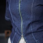Denim Zip Top